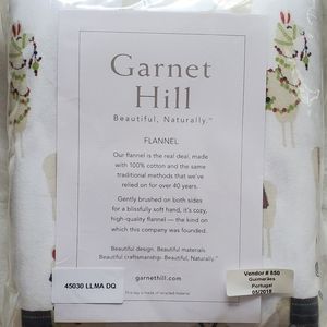 Flannel Llama print duvet cover from Garnet Hill
